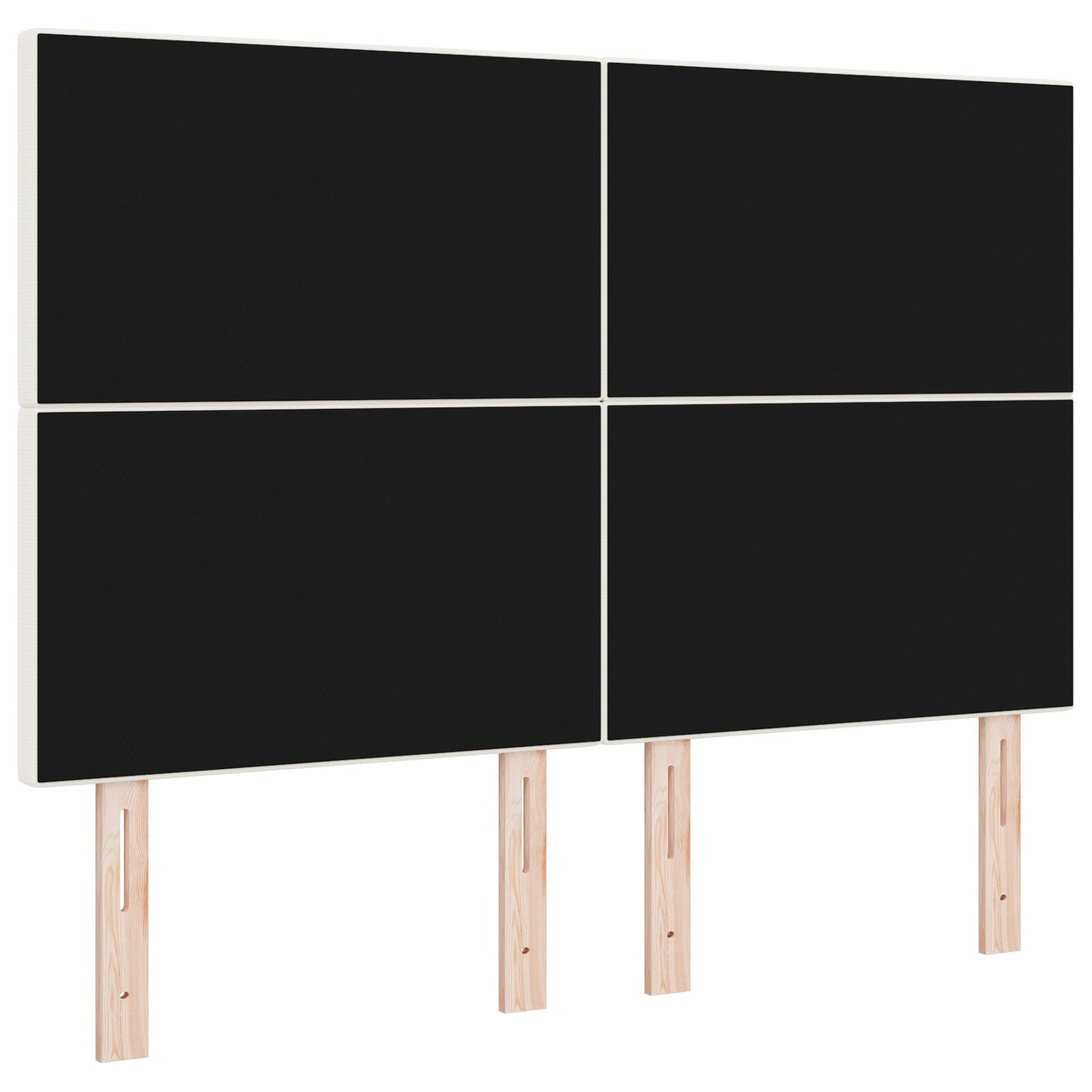 Testiera vidaXL semplice crema 140cm in velluto