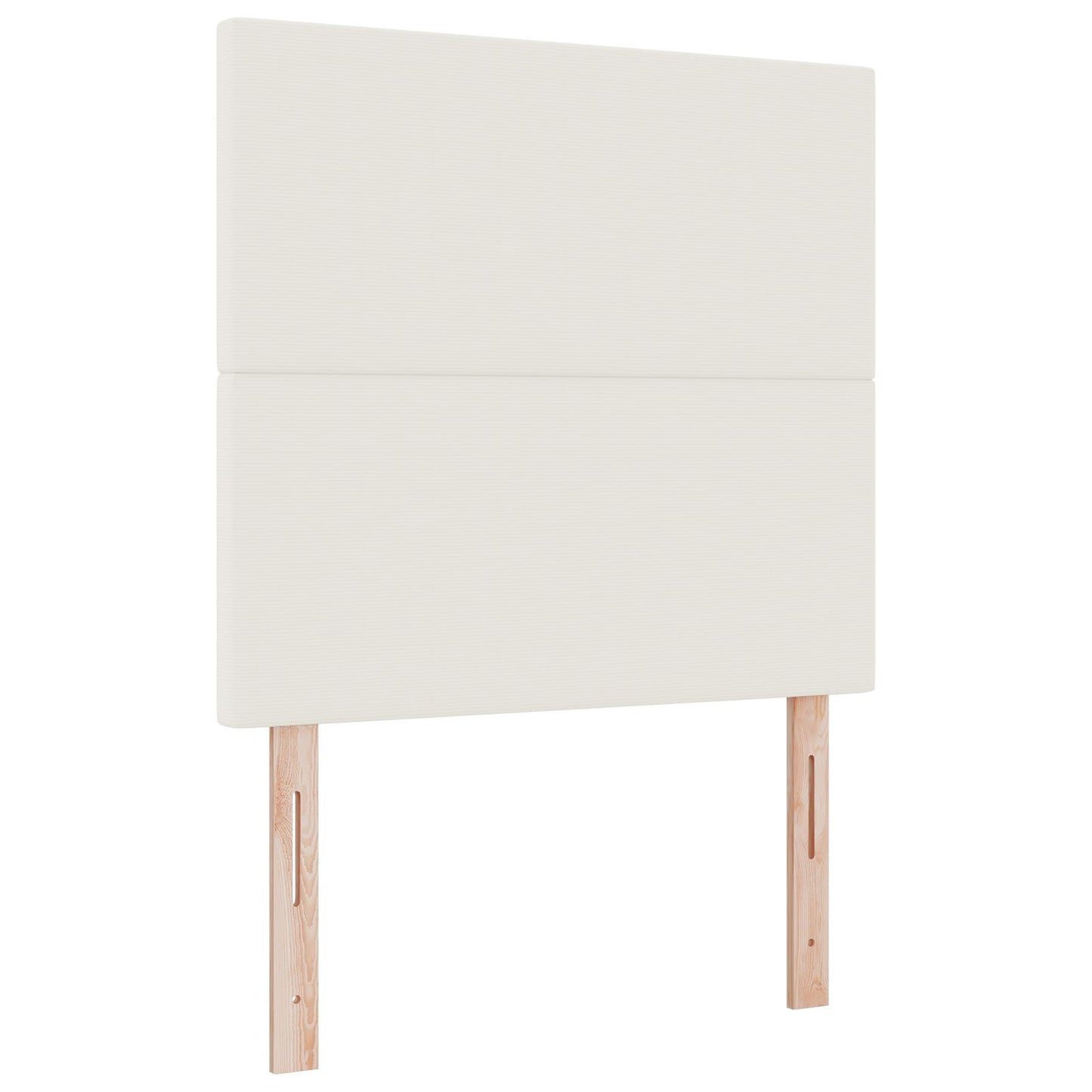 Testiera vidaXL Design Semplice Crema 80 cm in Tessuto Vellutato