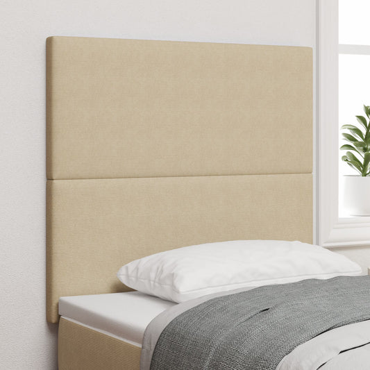 testiera vitaXL design semplice verde chiaro grigia 90 cm in tessuto corduroy