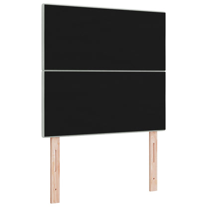 Testiera vidaXL imbottita con bottoni Grigio chiaro 80 cm in Velluto