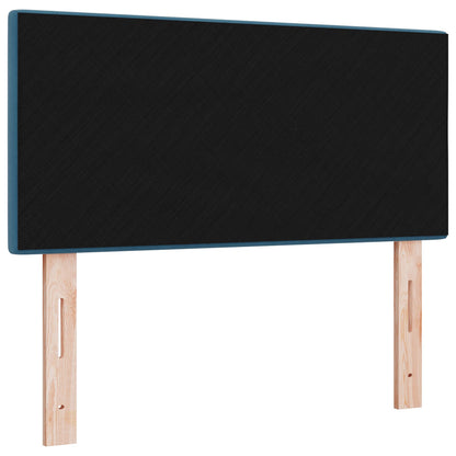Testata LED vidaXL Panna blu scuro 90 cm in velluto