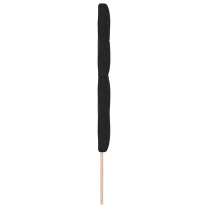 Testiera vidaXL con bottoni trapuntati nera in tessuto 160 cm