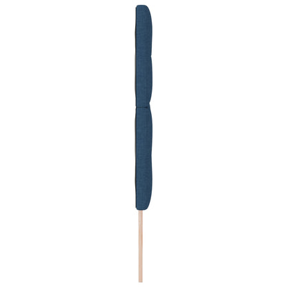 Testiera vidaXL Con Bottoni Capitonnè Blu 140 cm In Tessuto