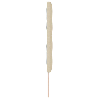 Testiera vidaXL Imbottita con Bottoni Crema 180 cm in Tessuto