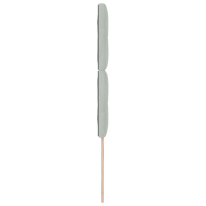 Testiera vidaXL imbottita con bottoni Grigio chiaro 80 cm in Velluto