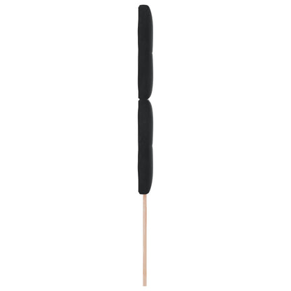 Testiera VidaXL Bottoni Trapuntata Nera 100 cm in Velluto