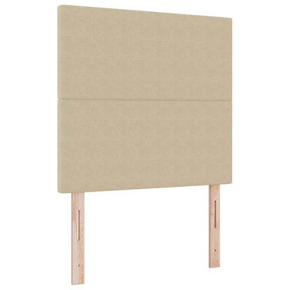 testiera vitaXL design semplice verde chiaro grigia 90 cm in tessuto corduroy