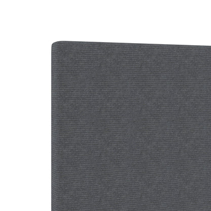 Testiera vidaXL Design Semplice Grigio Scuro 90 cm in Tessuto Corduroy