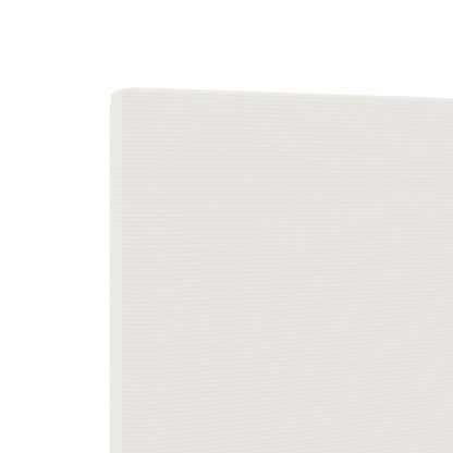 Testiera vidaXL semplice crema 140cm in velluto