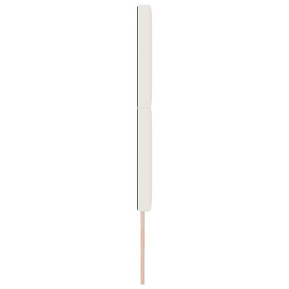 Testiera vidaXL semplice crema 140cm in velluto