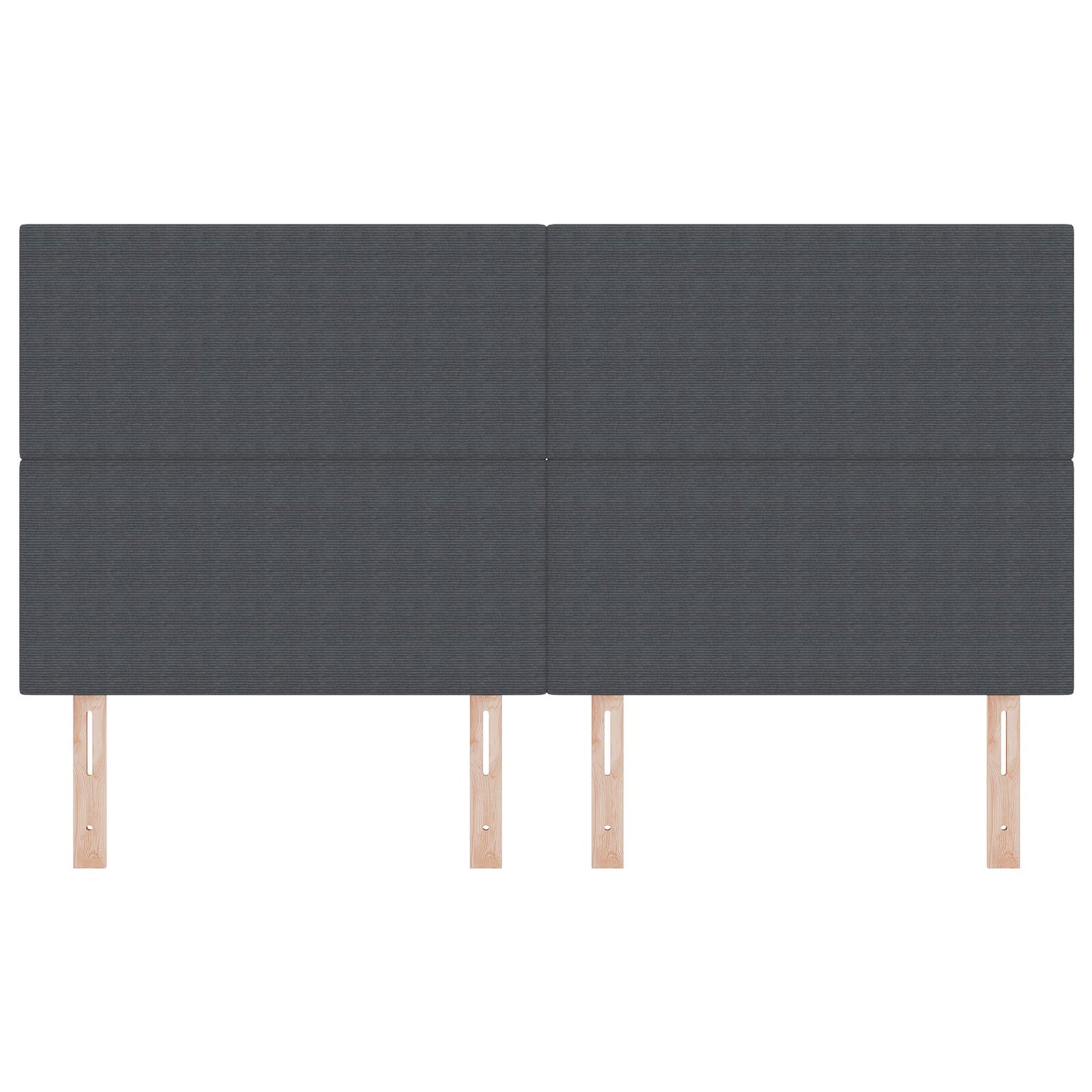 testiera vidaXL design semplice grigio scuro 180 cm in tessuto corduroy