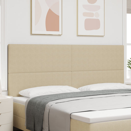 Testiera vidaXL Design Semplice Verde Chiaro Grigio 200 cm Tessuto in Corda