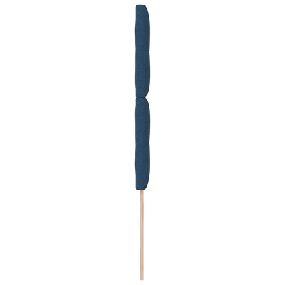 Testiera vidaXL Imbottita con Bottoni Blu 80 cm in Tessuto