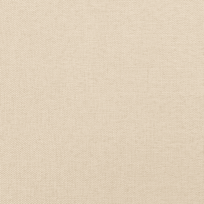 Giroletto a Molle con Materasso Crema 90x190 cm in Tessuto