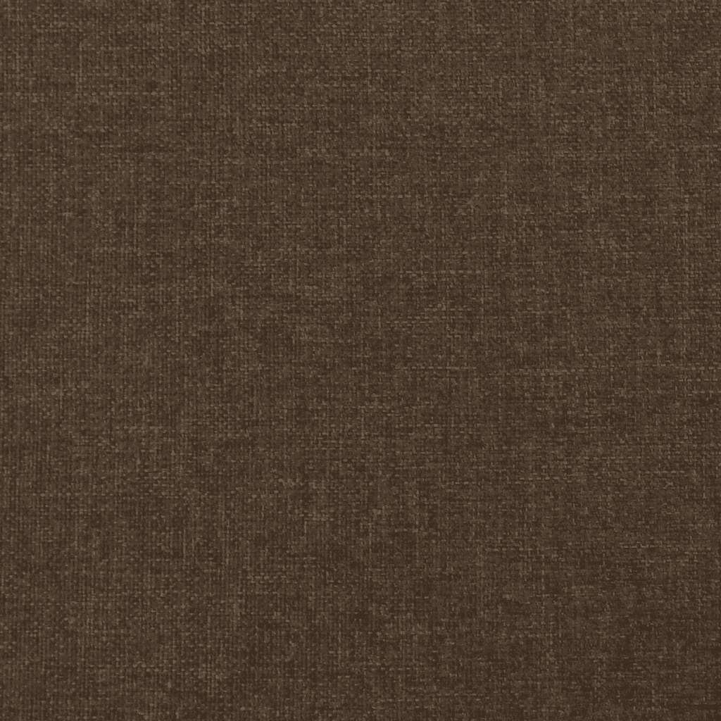 Giroletto a Molle con Materasso Marrone Scuro 140x200cm Tessuto