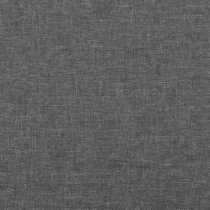 Giroletto a Molle con Materasso Grigio Scuro 200x200 cm Tessuto | homemem39