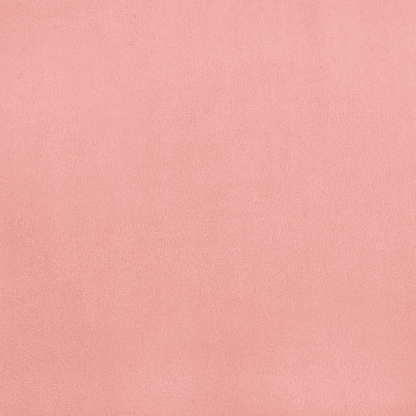 Giroletto a Molle con Materasso Rosa 120x200 cm in Velluto