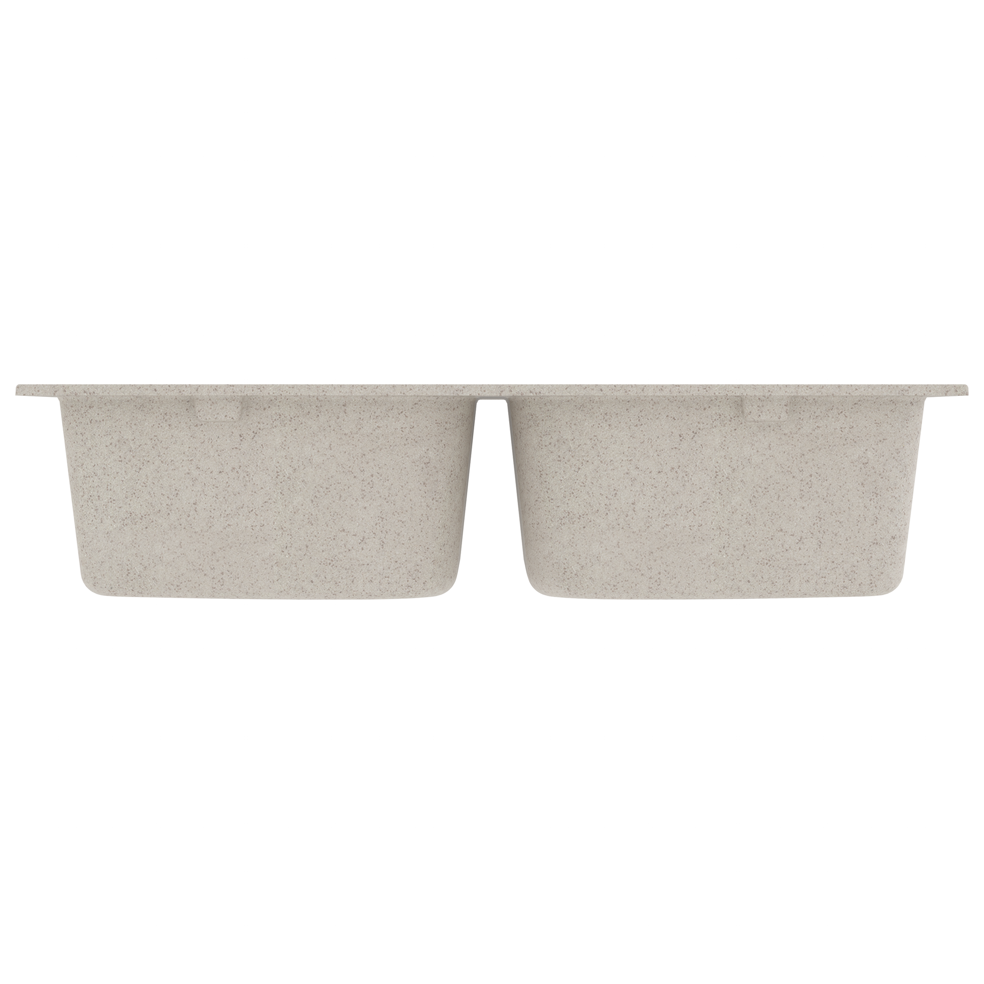 Lavello da cucina Beige 76 x 48 x 30 cm Quarzo e Resina | homemem39