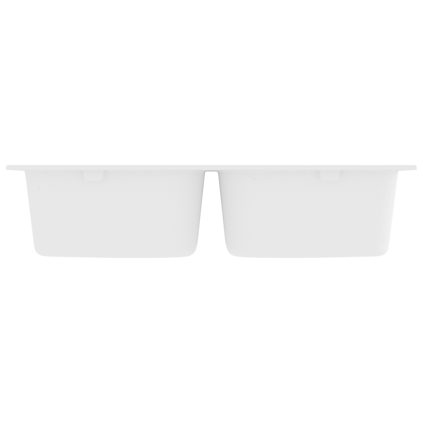 Lavello da cucina Bianco 76 x 48 x 30 cm Quarzo e Resina | homemem39