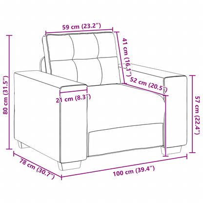 Set di divani con cuscino 3 pcs Grigio 221 x 78 x 80 cm Velluto