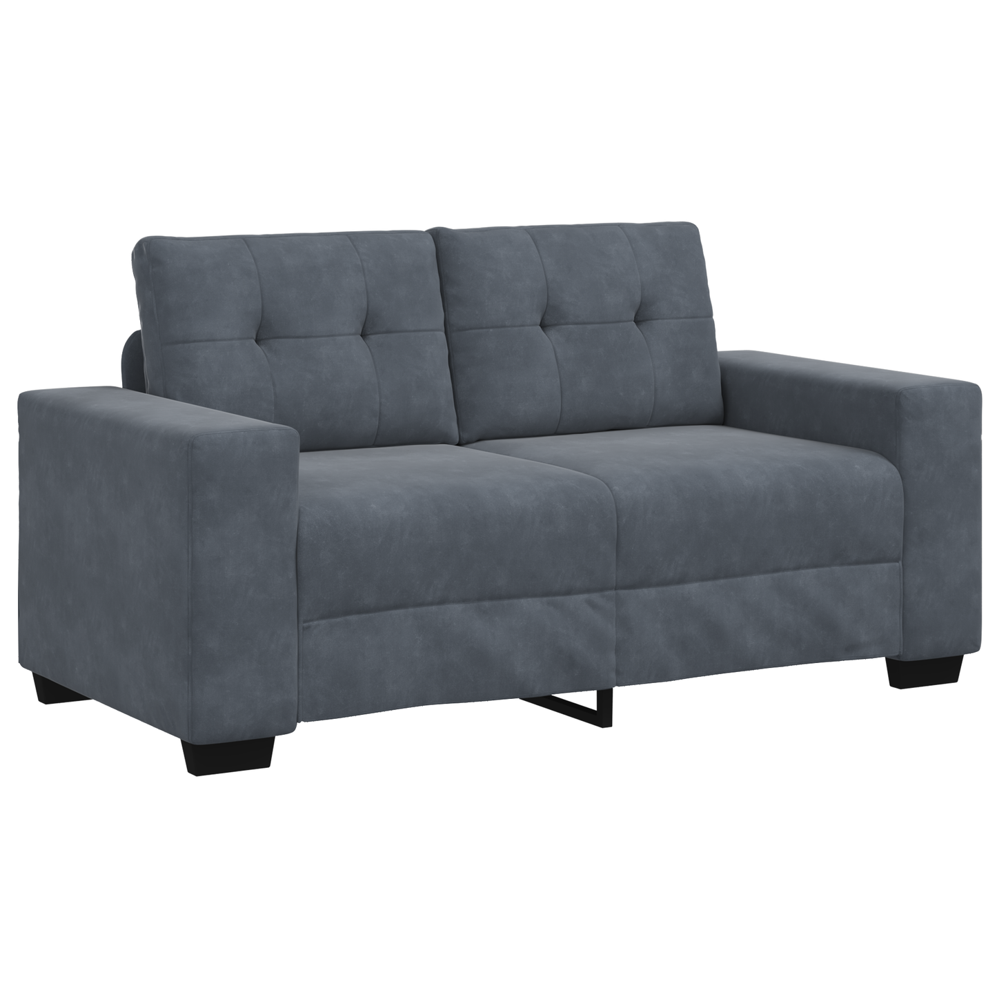 Set di divani con cuscino 3 pcs Grigio 221 x 78 x 80 cm Velluto