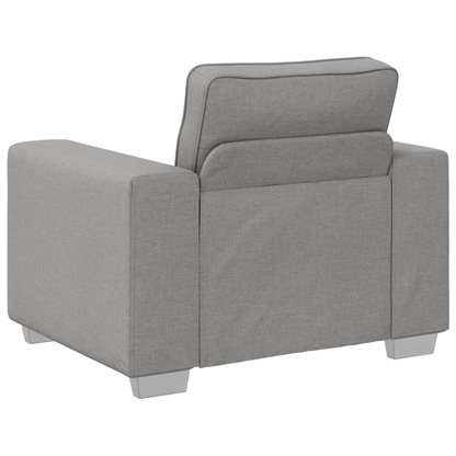 Set di divani con cuscino 3 pcs Grigio 219 x 77 x 82 cm Tessuto