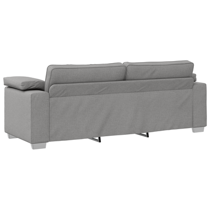 Set di divani 2 pcs Grigio nuvola 219 x 77 x 82 cm Tessuto