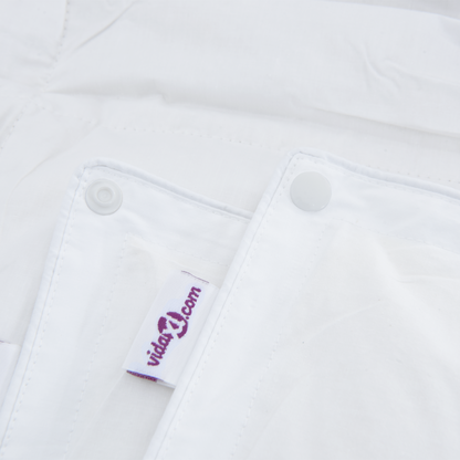 Set di Piumoni con cuscino 3 pcs Bianco Piuma d'anatra