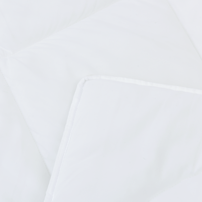 Piumone con cuscino 3 pcs Bianco Microfibra