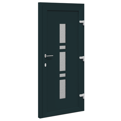 Porta d'ingresso Antracite PVC