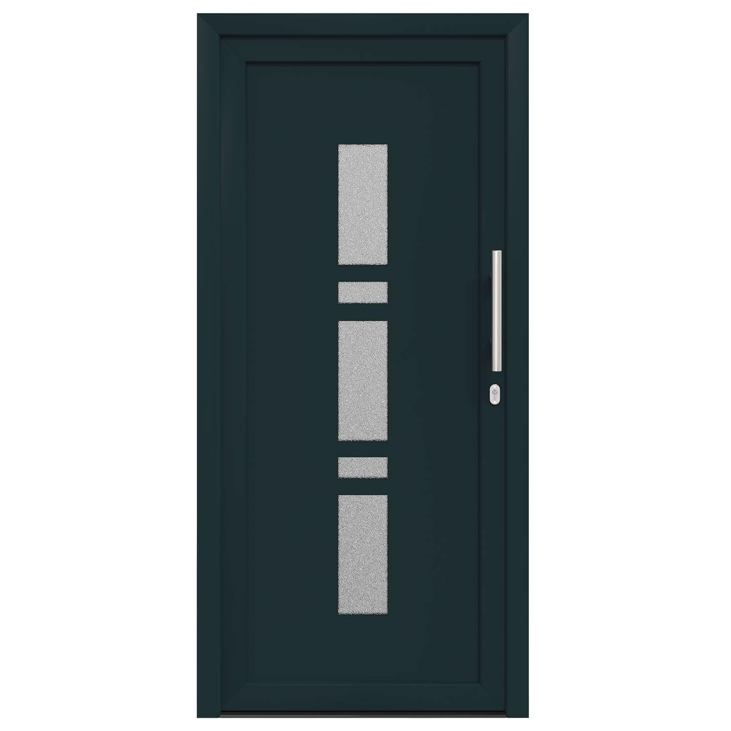 Porta d'ingresso Antracite PVC