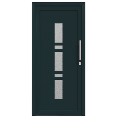 Porta d'ingresso Antracite PVC