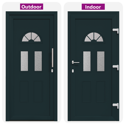 Porta Frontale Antracite PVC