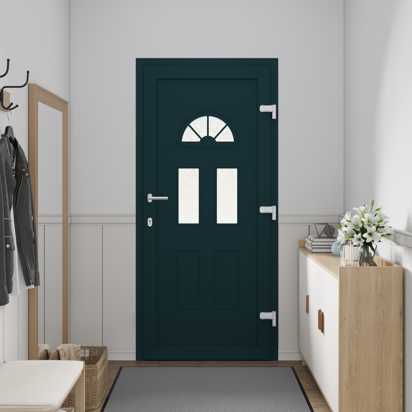 Porta Frontale Antracite PVC