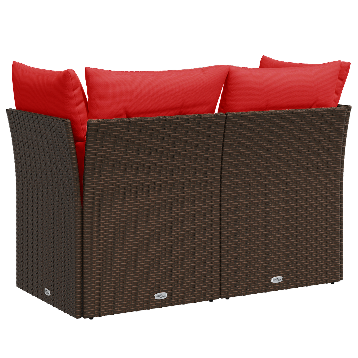 | Divano da giardino | Marrone 124 x 62 x 69 cm polyrattan | homemem39