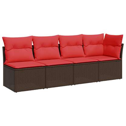 | Divano da giardino | Marrone 227 x 62 x 69 cm polyrattan | homemem39
