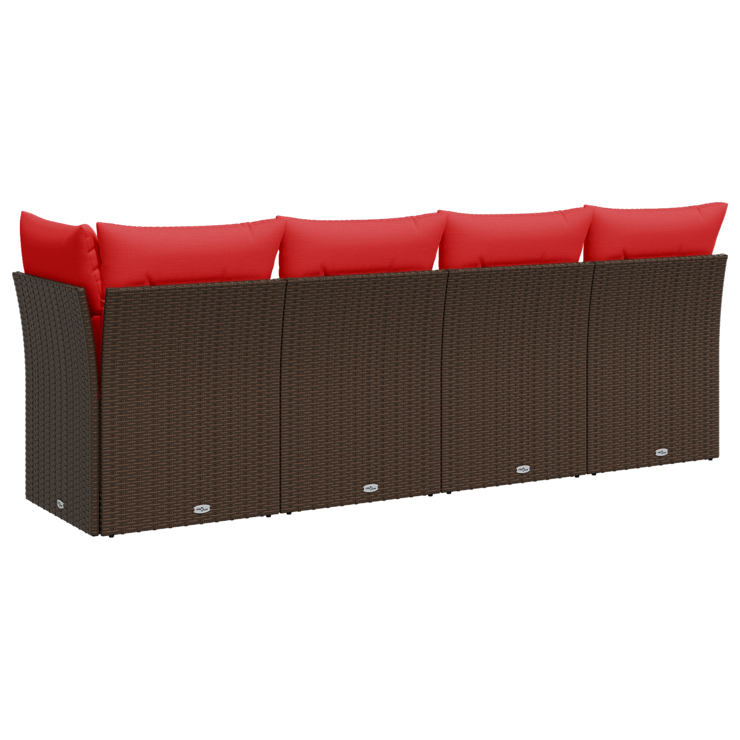 | Divano da giardino | Marrone 227 x 62 x 69 cm polyrattan | homemem39