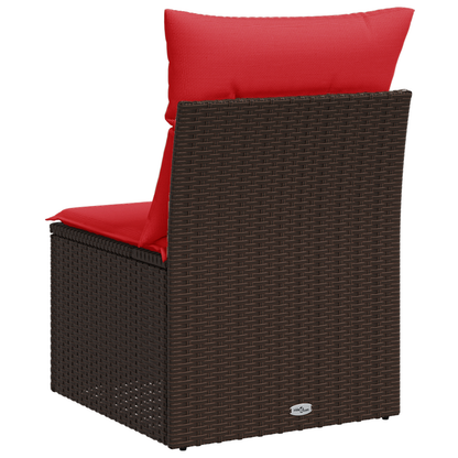 | Divano da giardino | Marrone 55 x 62 x 69 cm Poly Rattan | homemem39