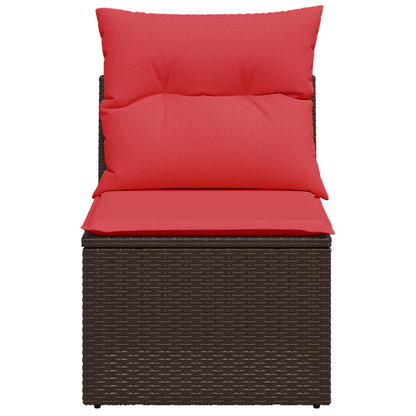 | Divano da giardino | Marrone 55 x 62 x 69 cm Poly Rattan | homemem39