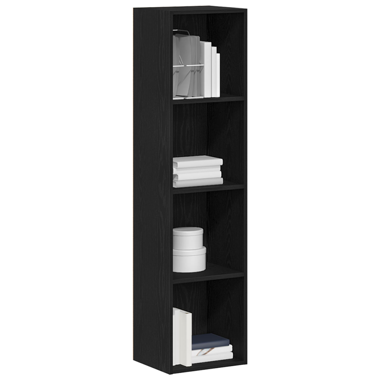| Armadio per Libri | Rovere Nero 36 x 30 x 143 cm | homemem39