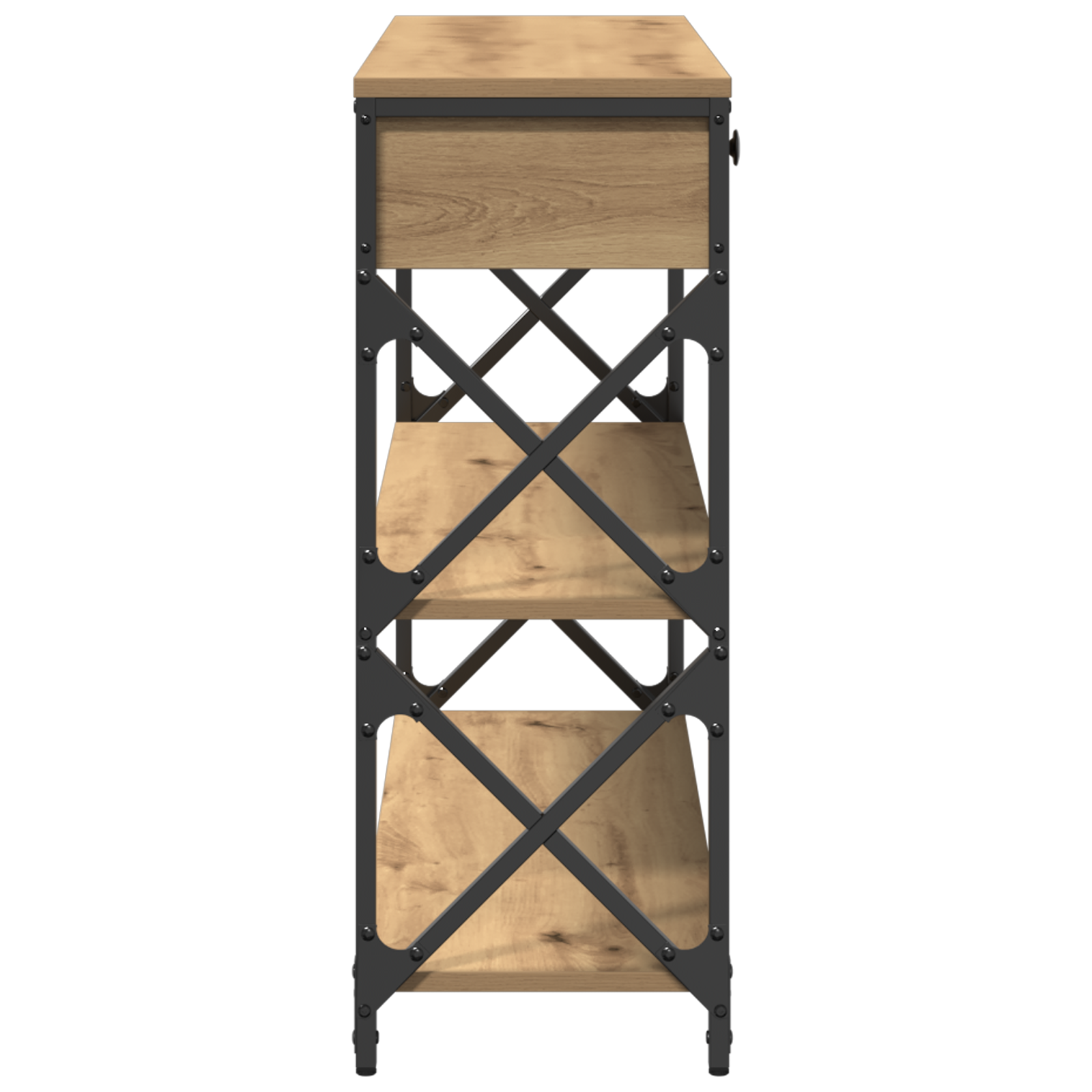 Tavolo Consolle rovere artigianale 100 x 28 x 75 cm | homemem39