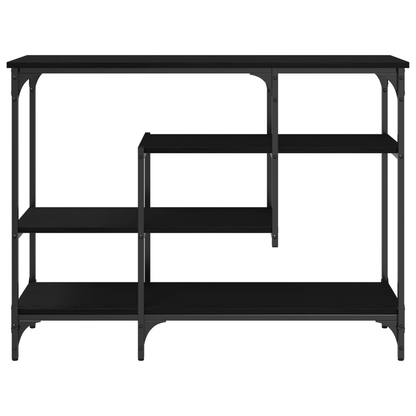 Tavolo Console con lo scaffale Rovere nero 100 x 35 x 75 cm | homemem39