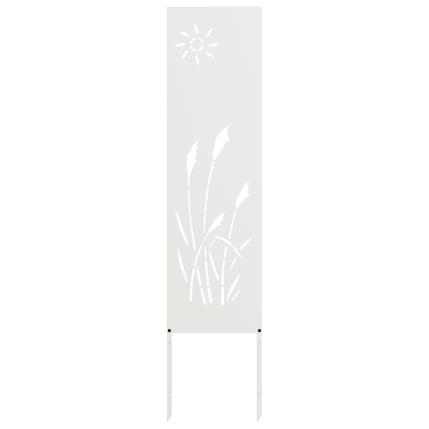 Pannello Decorativo da Giardino Altro Bianco 32 x 140 cm