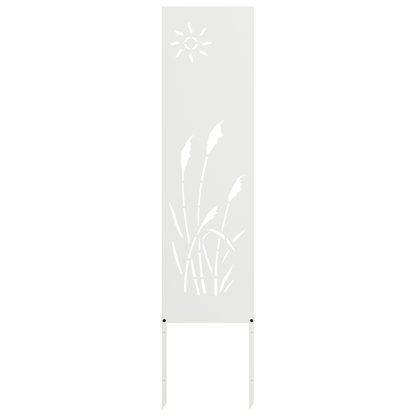 Pannello Decorativo da Giardino Altro Bianco 32 x 140 cm