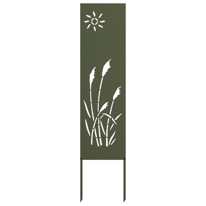 Pannello Decorativo da Giardino Altro Oliver verde 32 x 140 cm