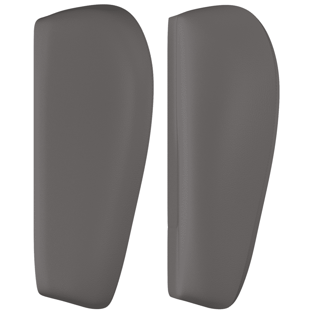 Giroletto a Molle con Materasso Grigio 140x190 cm in Similpelle