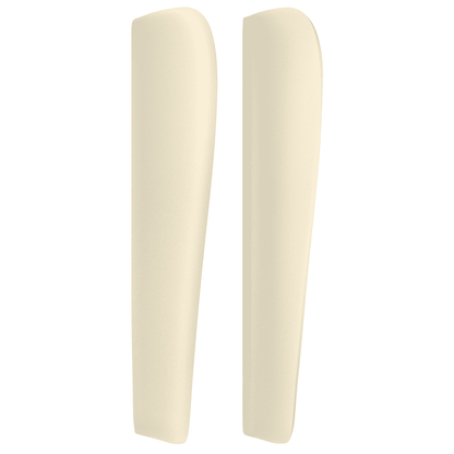 Giroletto a Molle con Materasso Crema 140x190 cm in Similpelle