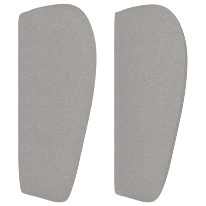 Giroletto a Molle con Materasso Grigio Chiaro 90x190 cm Tessuto