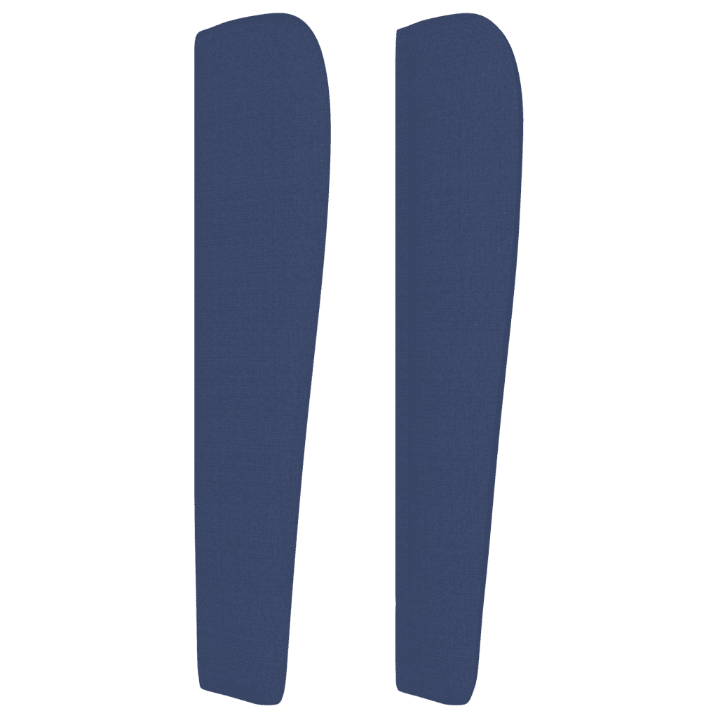 Giroletto a Molle con Materasso Blu 90x200 cm inTessuto