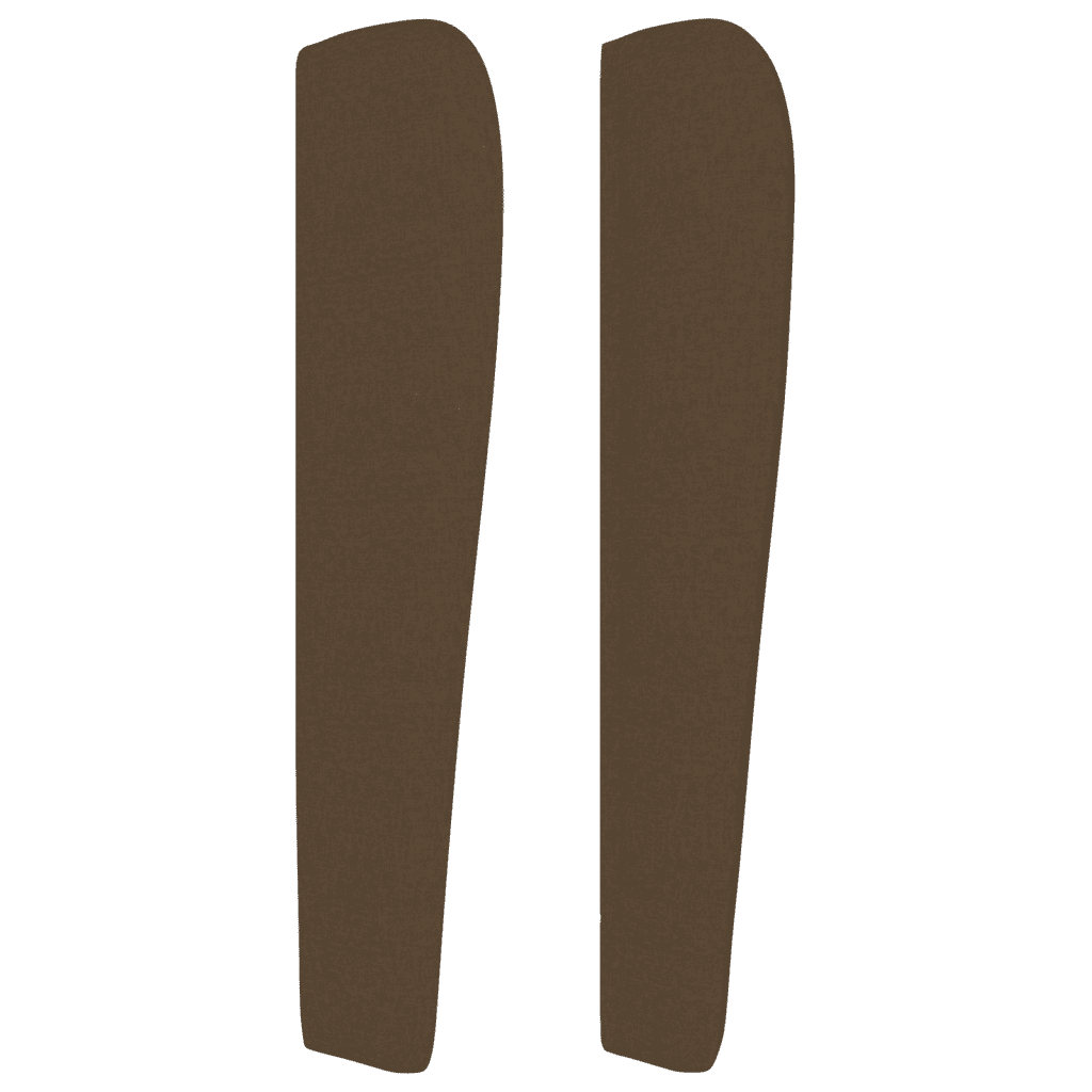 Giroletto a Molle con Materasso Marrone Scuro 80x200 cm Tessuto